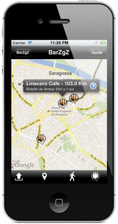 cerveza bar iphone
